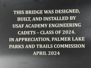 Parks Bridge Plaque pic 2