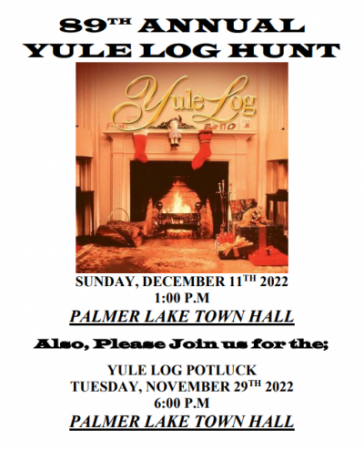 Yule Log Hunt Flyer